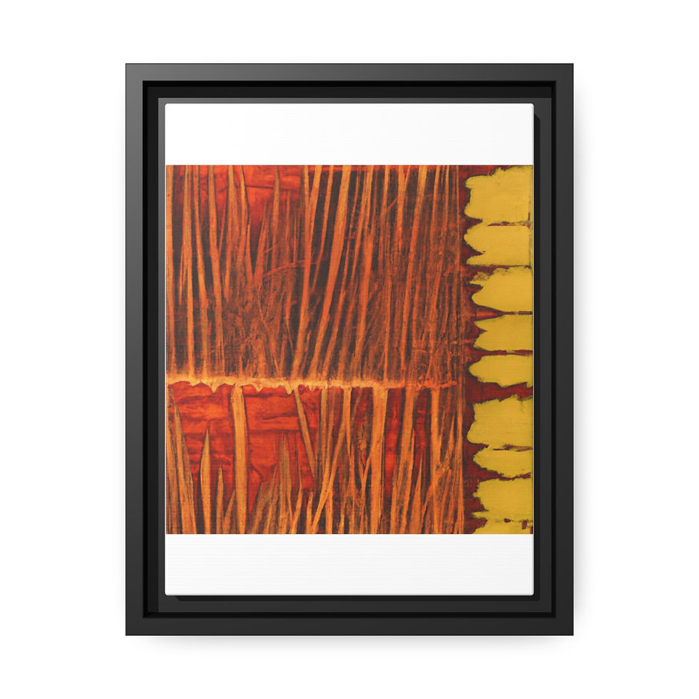 الصورة المصغرة: Rosesun™ Matte Canvas, Black Frame