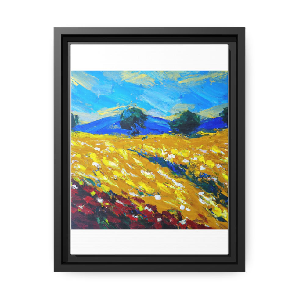 थंबनेल: Immersive Coastal Canvas Print Black Frame | Roseson®