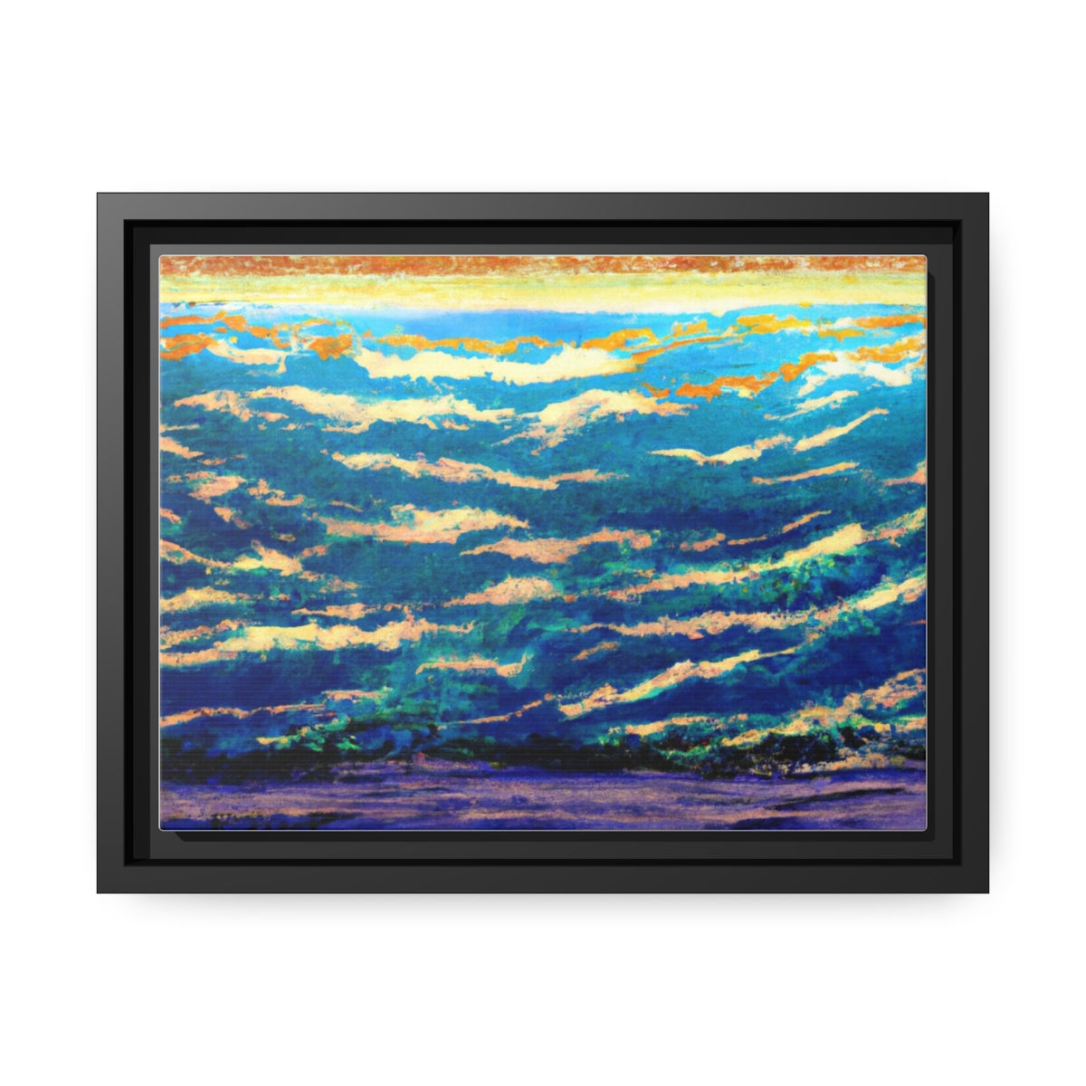 Rosesun® Canvas Painting Print, Black Frame