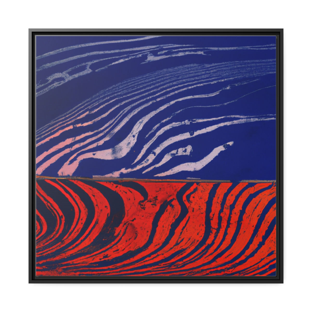Vintage Wall Art Canvas Print Black Frame | Roseson®