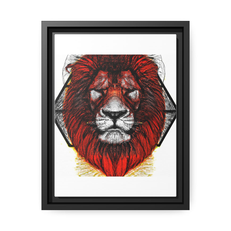 Thumbnail: Rosesun™ Matte Canvas, Black Frame