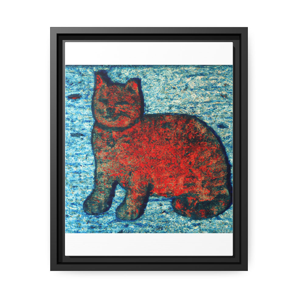 थंबनेल: Delicate Scenic Canvas Print Black Frame | Roseson®