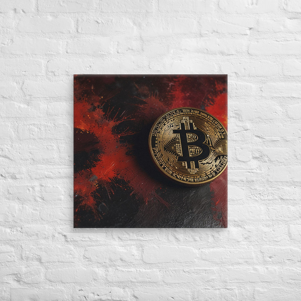 Thumbnail: Bitcoin Canvas Wall Art | Best Crypto Art for Sale | Roseson®