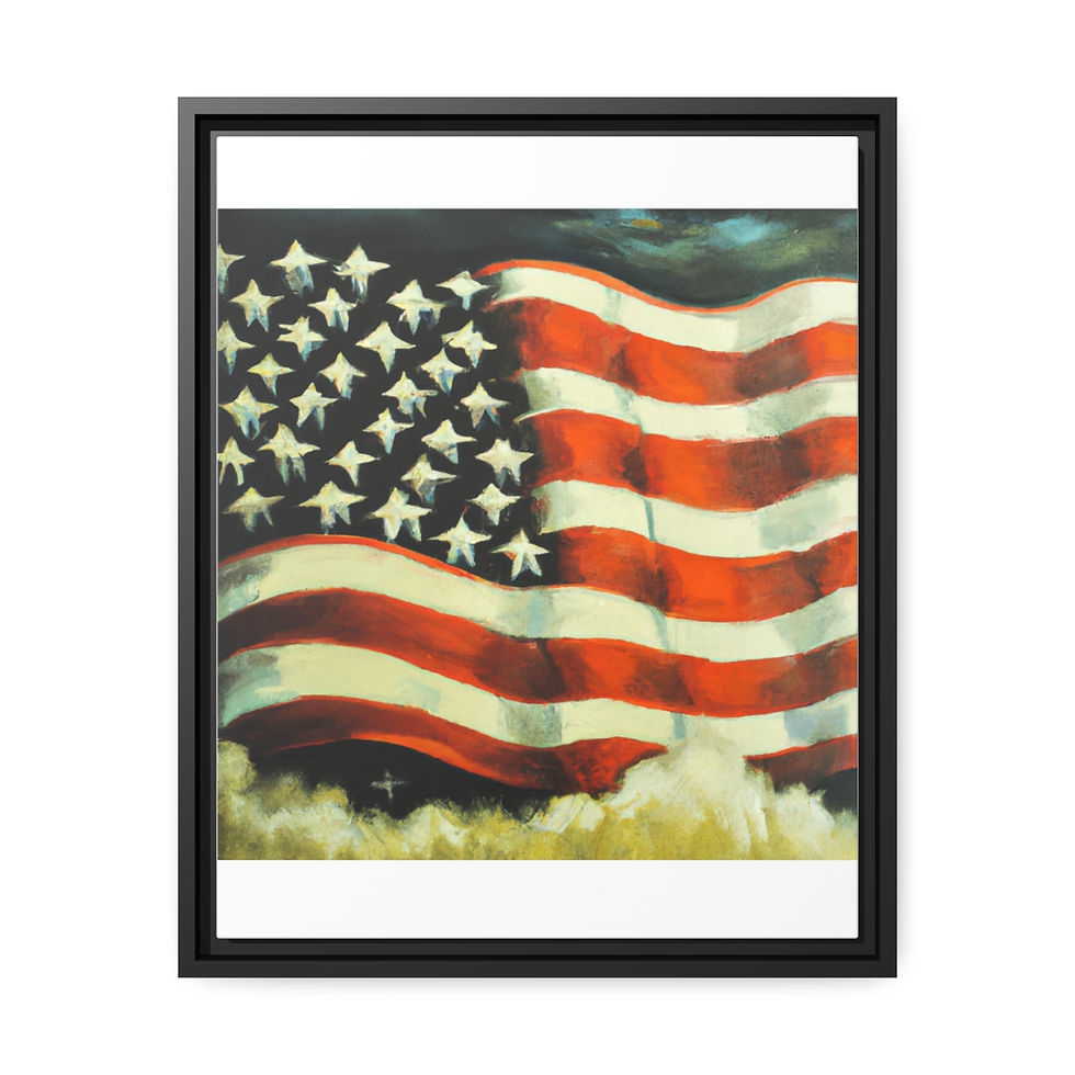 Thumbnail: Maximalist Wall Decor Canvas Print Black Frame | Roseson®