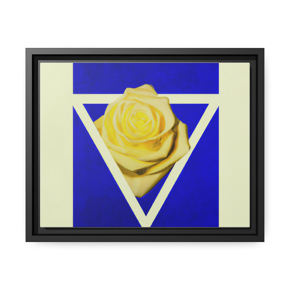 الصورة المصغرة: Bespoke Fine Art Canvas Print Black Frame | Roseson®