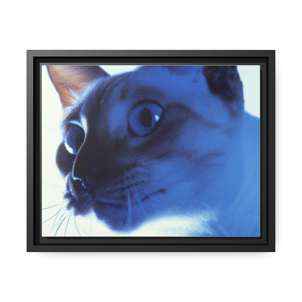 Thumbnail: Artisan Geometric Wall Art Canvas Print Black Frame | Roseson®