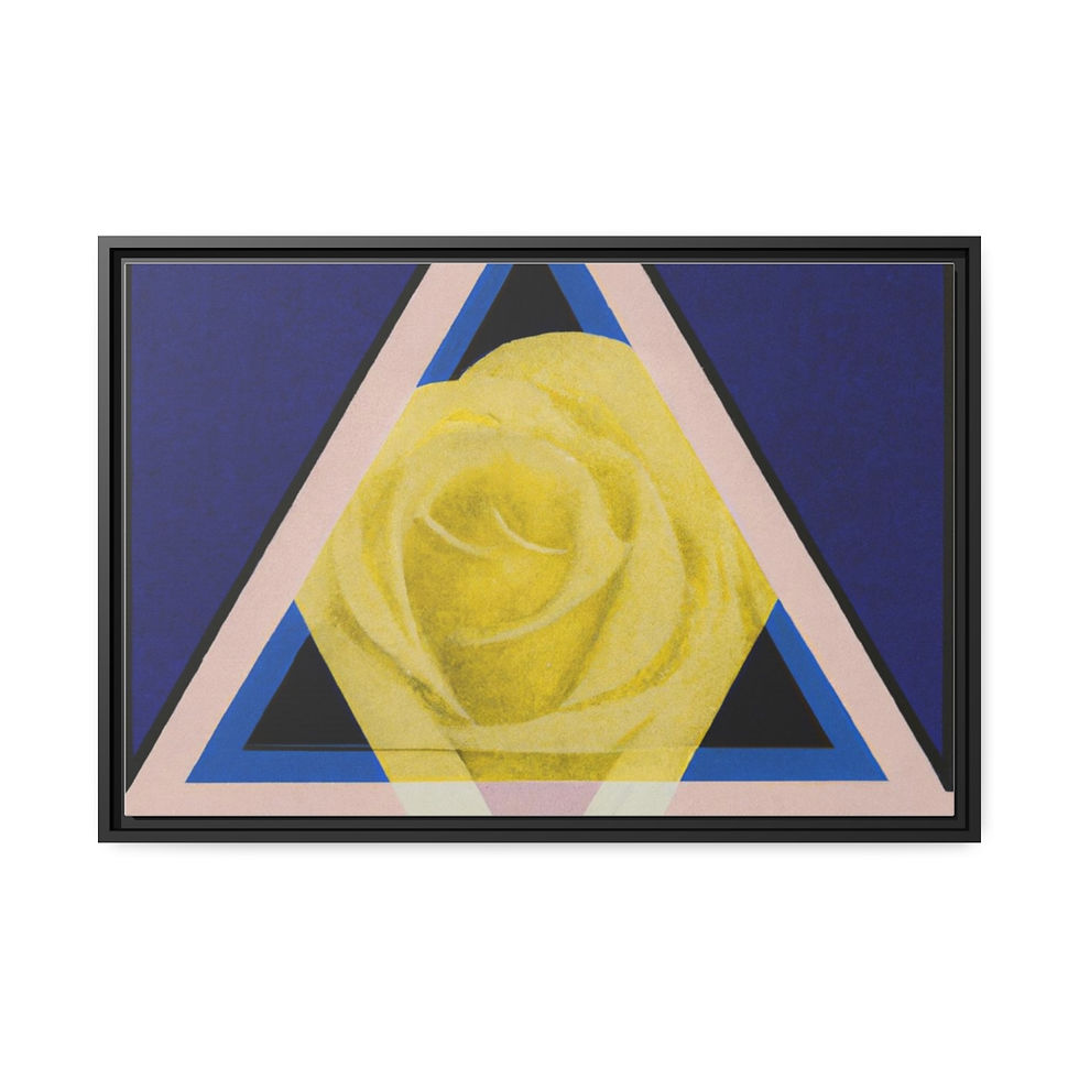 थंबनेल: Masterpiece Gallery Wall Canvas Print Black Frame | Roseson®