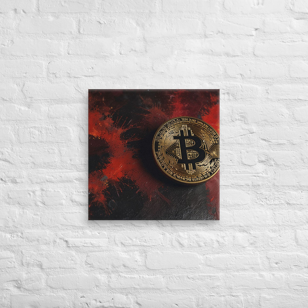 الصورة المصغرة: Bitcoin Canvas Wall Art | Best Crypto Art for Sale | Roseson®