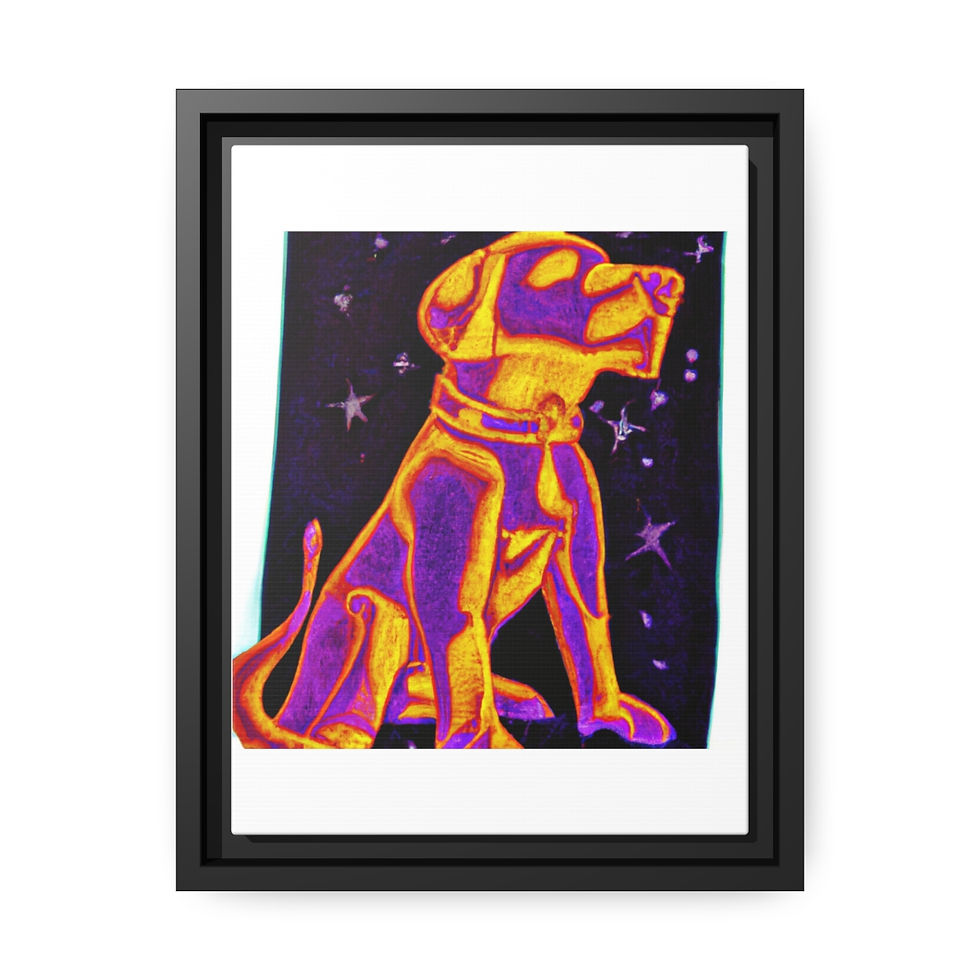 Thumbnail: Rosesun® Canvas Painting Print, Black Frame