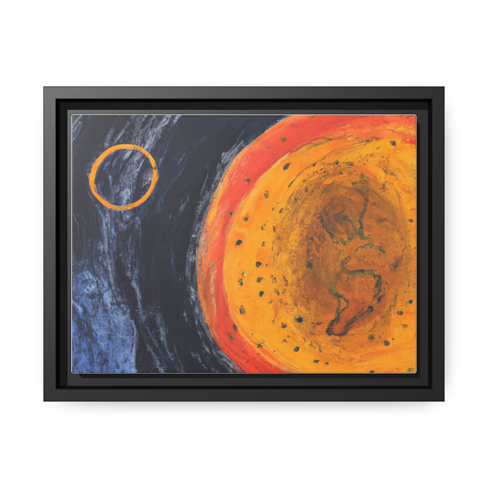 Rosesun® Canvas Painting Print, Black Frame