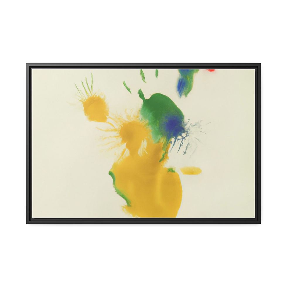 Miniature : Focal Neutral Tone Wall Art Canvas Print Black Frame | Roseson®
