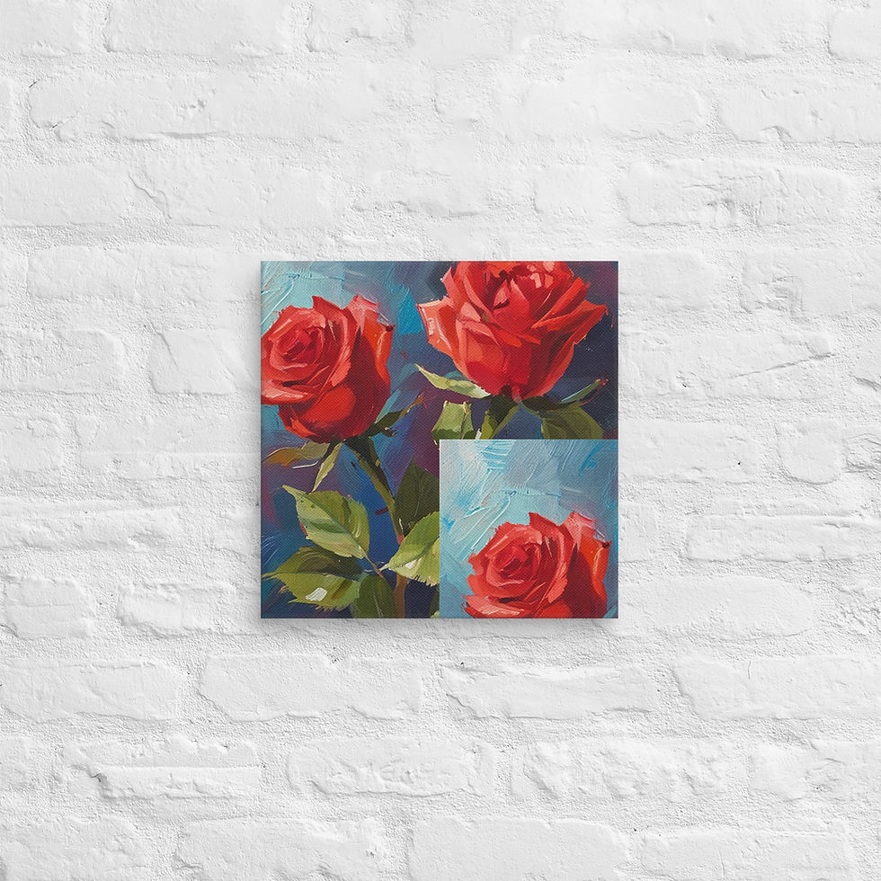 Thumbnail: Bold Graphic Abstract Canvas Wall Art | Contemporary Print | Modern | Roseson®