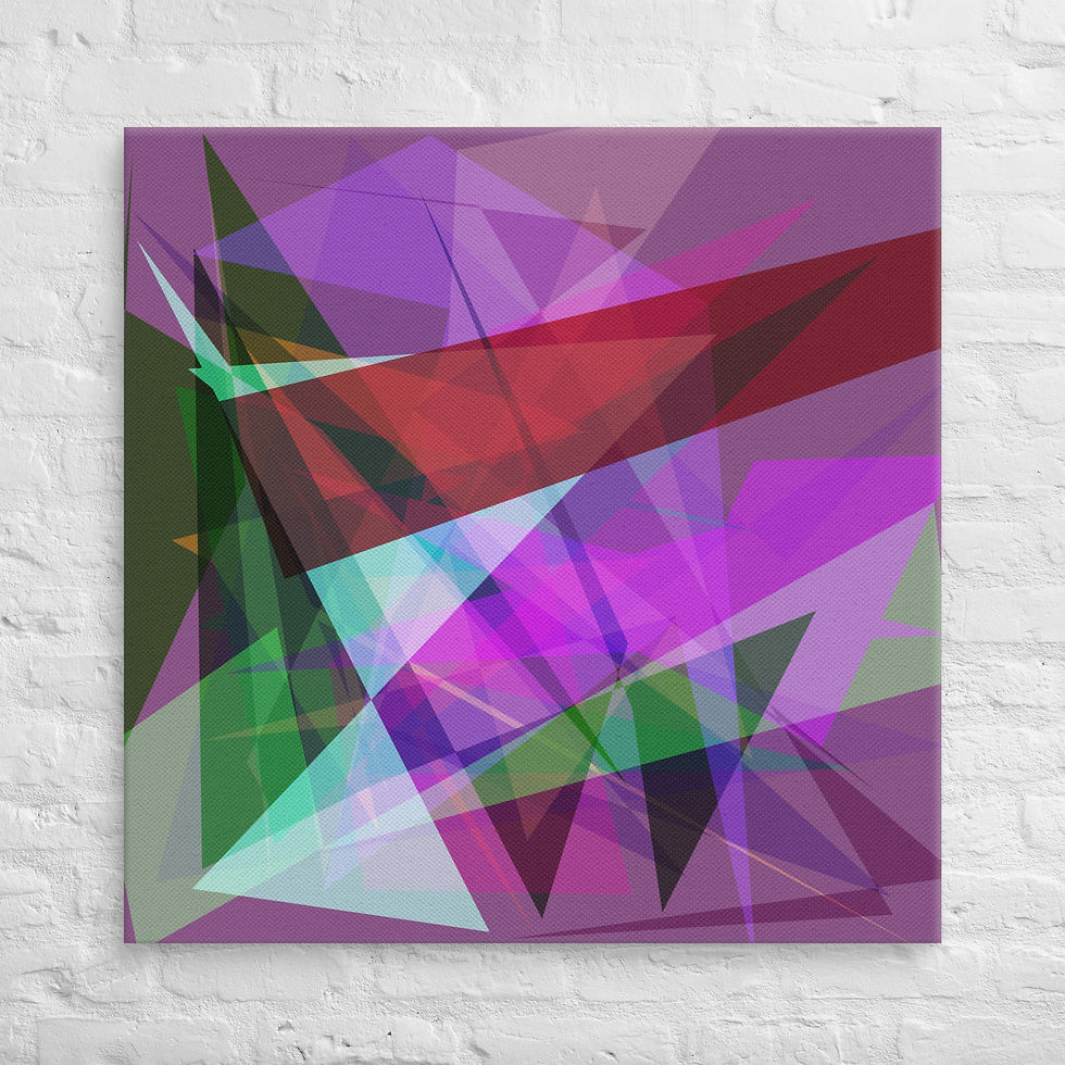 Contemporary Abstract Emotion oversized canvas print for a living room statement wall