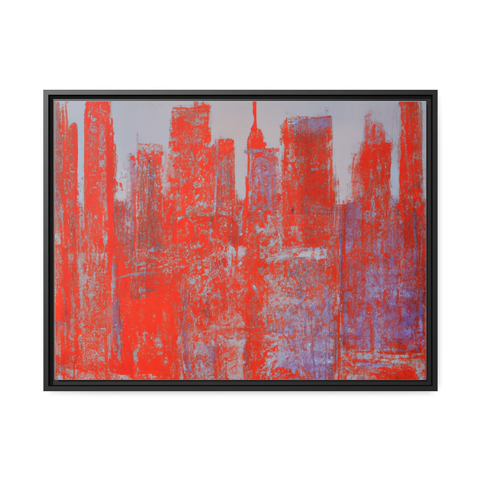 Miniature : Retro Canvas Painting Print Black Frame | Roseson® Home Decor