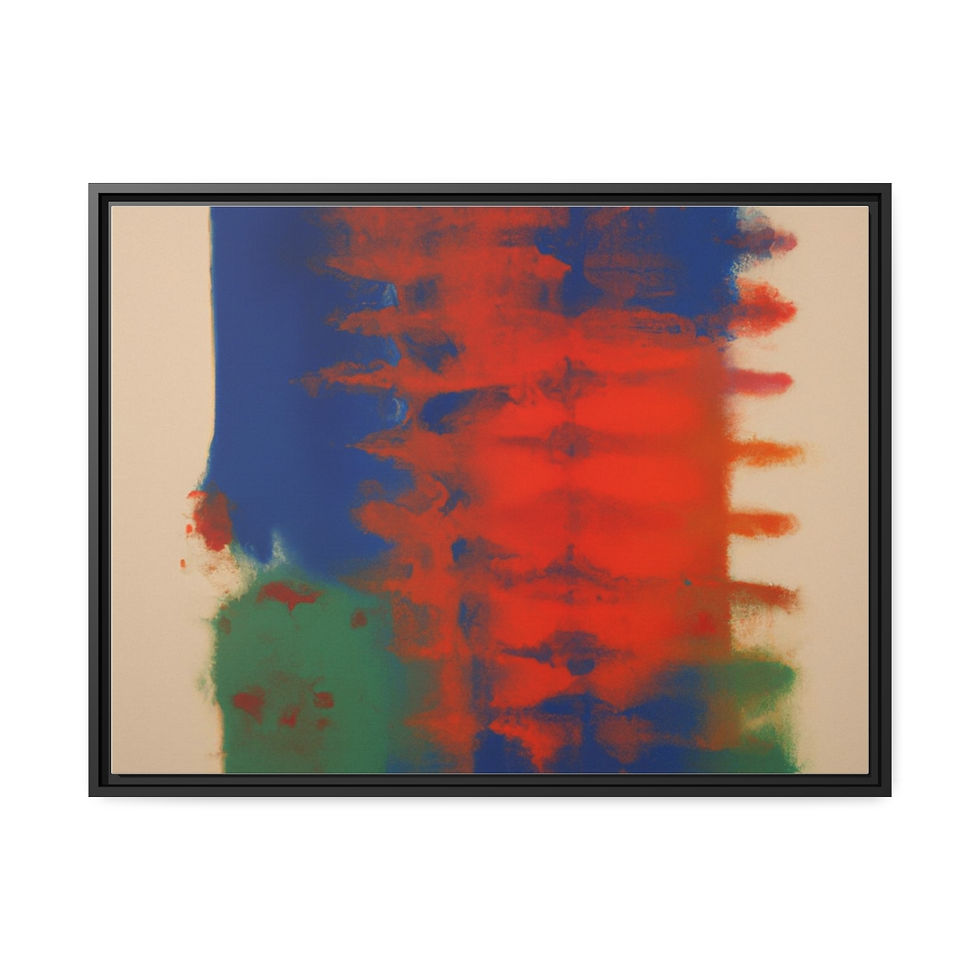 Miniature : Modern Home Decor Art Canvas Print Black Frame | Roseson®