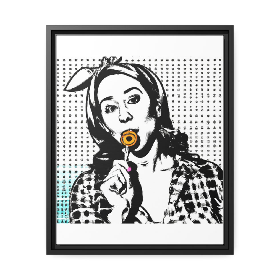 Thumbnail: Office Wall Art Canvas Print Black Frame | Roseson®