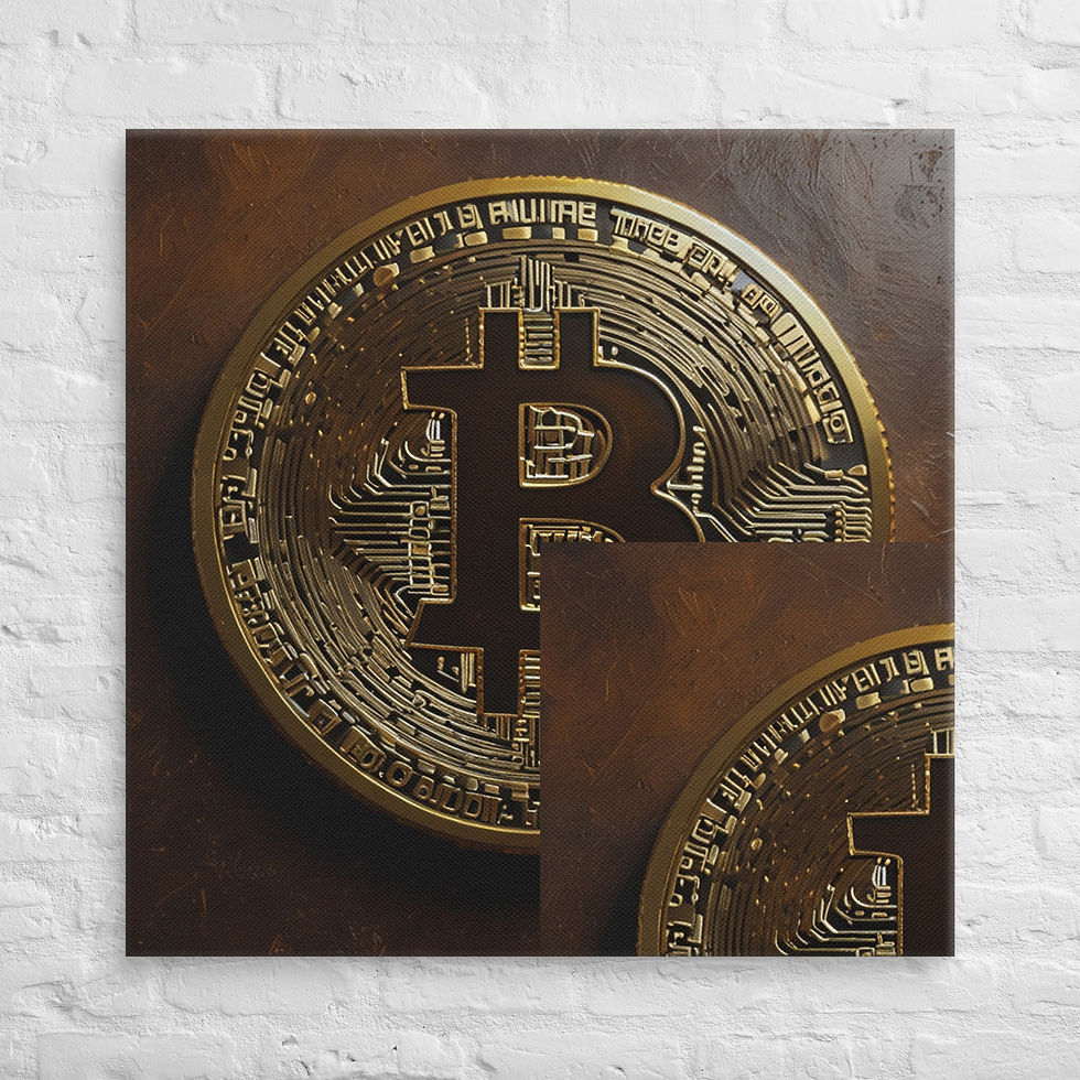 Contemporary Bitcoin Wall Art – Crypto Canvas Prints for Trendsetters