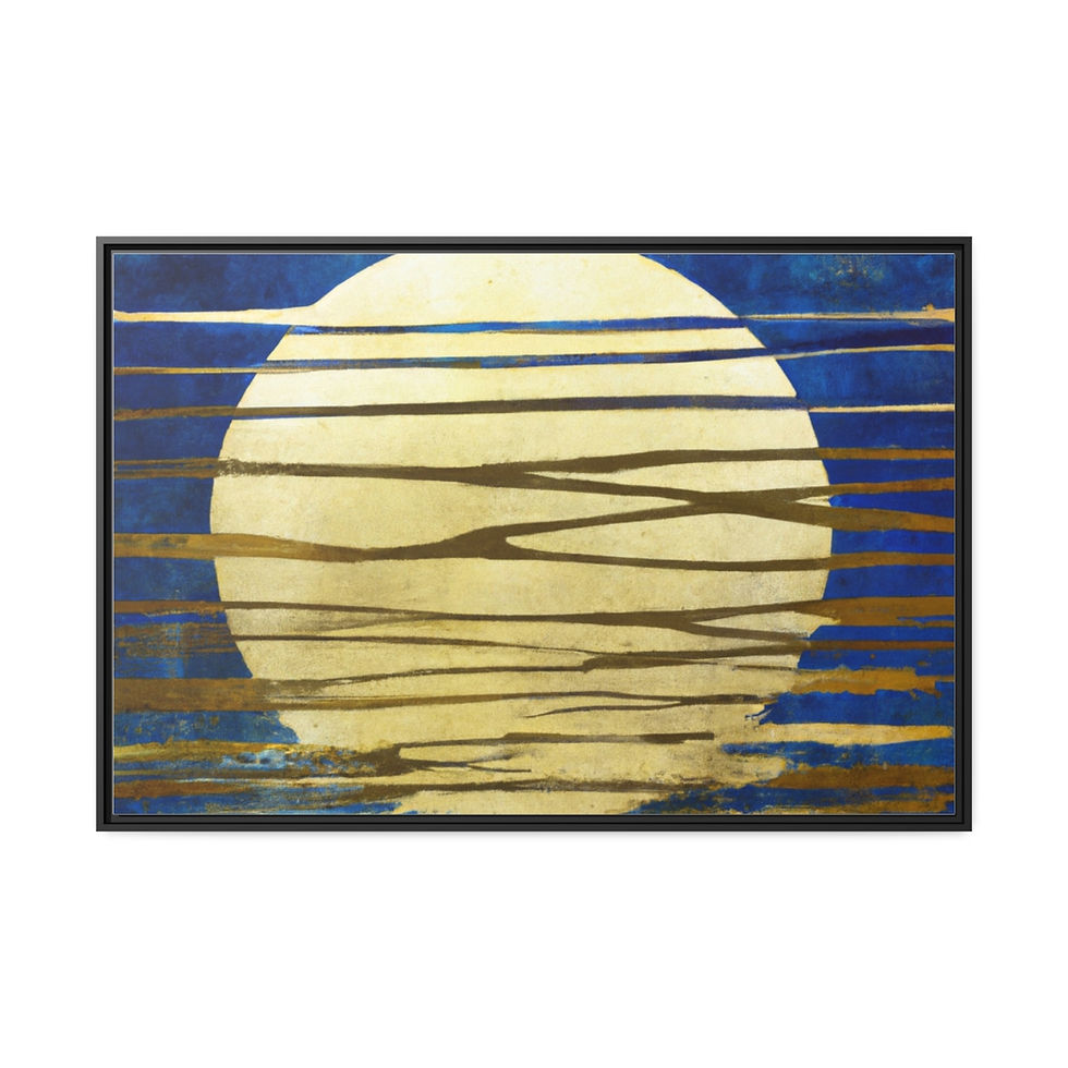 الصورة المصغرة: Lush Canvas Painting Print Black Frame | Roseson® Verdant Wall Art