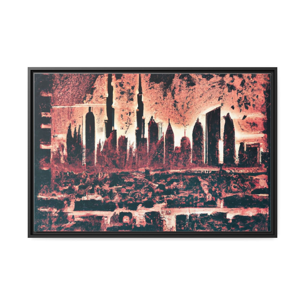 الصورة المصغرة: Watercolor Art Print Canvas Print Black Frame | Roseson®