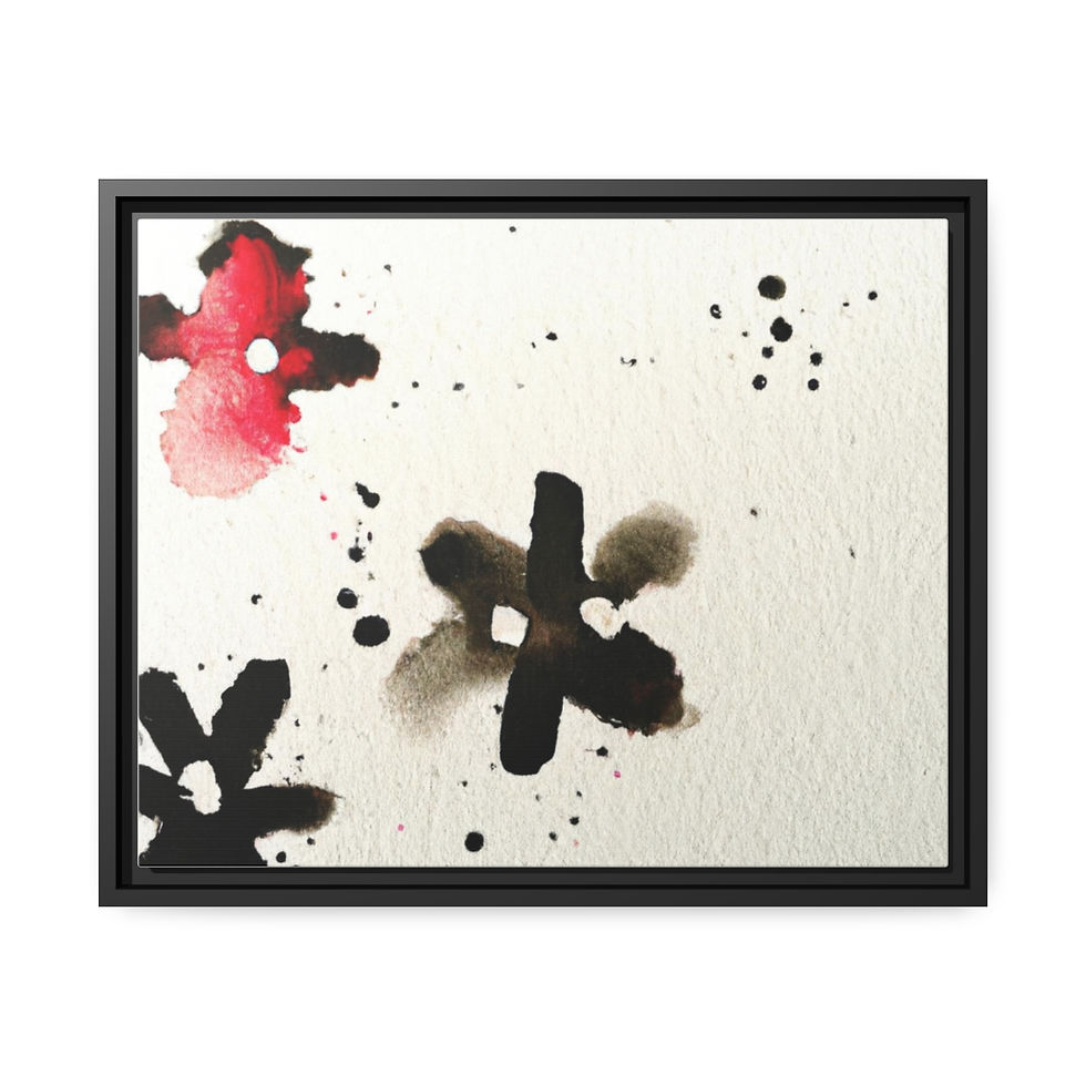 Thumbnail: Royal Scenic Canvas Print Black Frame | Roseson®