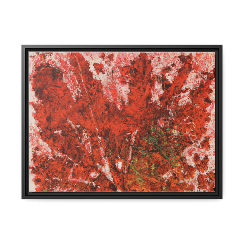 Miniature : Contemporary Wall Decor Canvas Print Black Frame | Roseson®