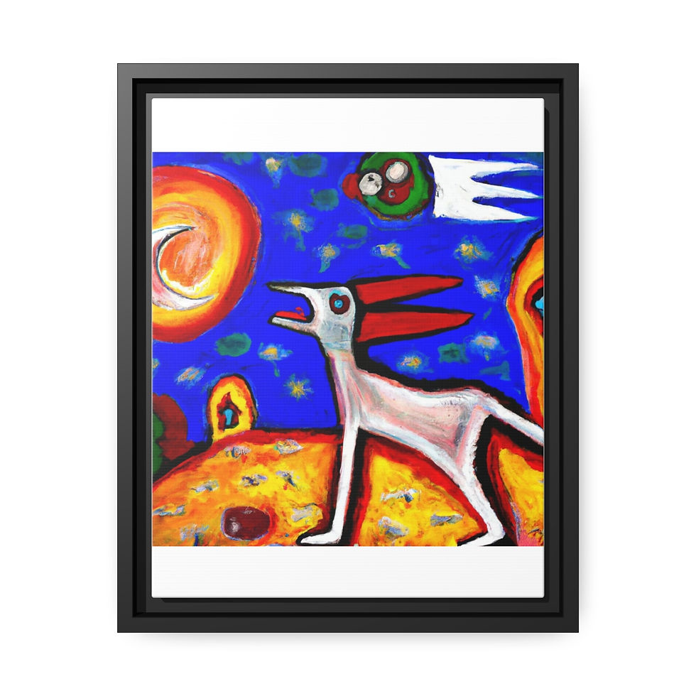 Thumbnail: Invigorating Gallery Wall Canvas Print Black Frame | Roseson®