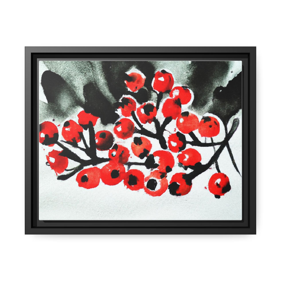 الصورة المصغرة: Prestigious Modern Canvas Print Black Frame | Roseson®