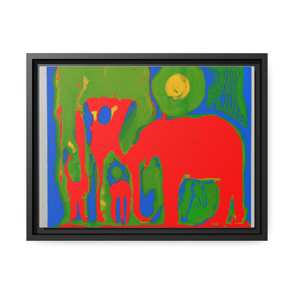 الصورة المصغرة: Scandi Black And White Canvas Print Black Frame | Roseson®