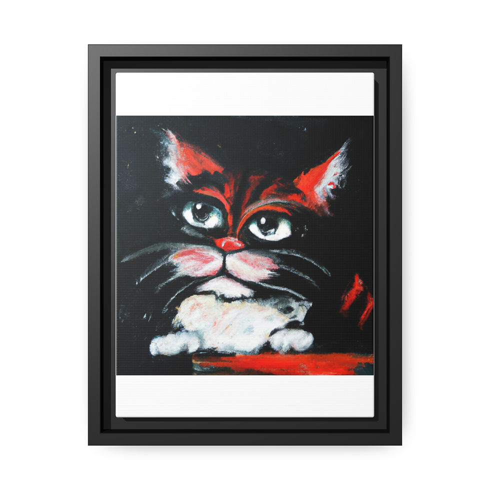 Thumbnail: Rosesun™ Matte Canvas, Black Frame