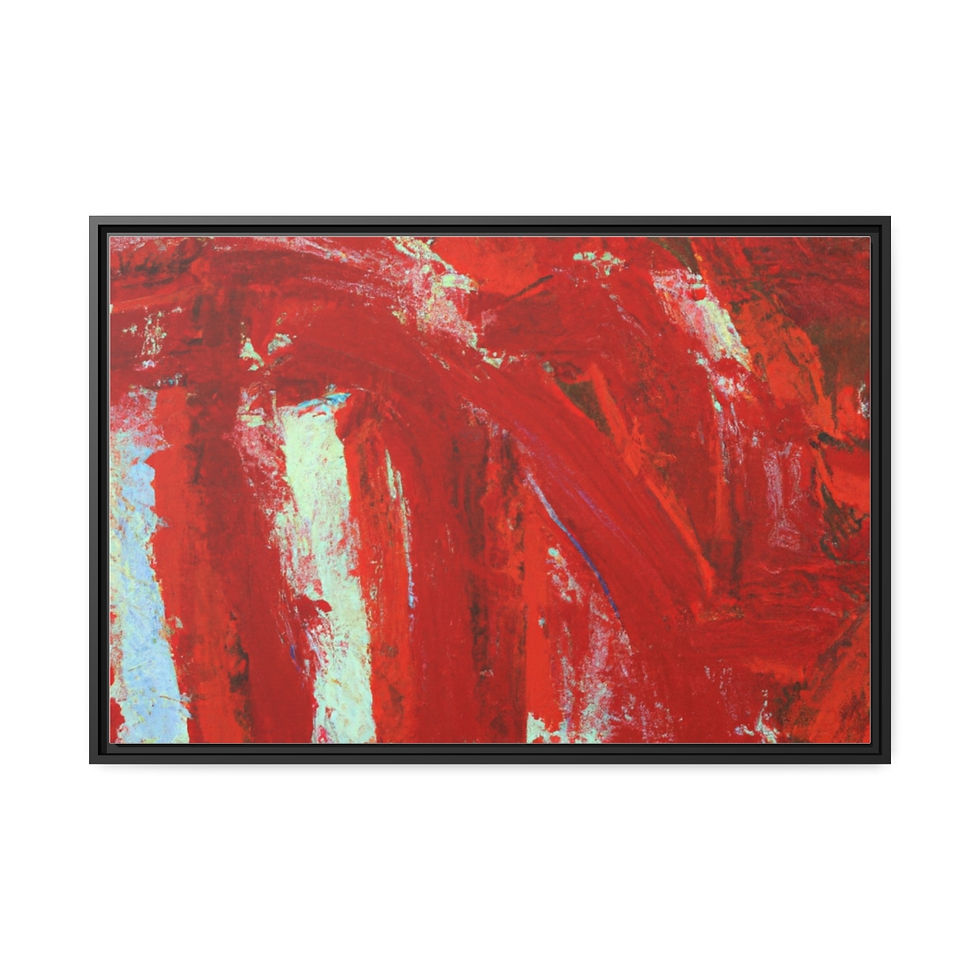 Miniature : Vintage Canvas Painting Print Black Frame | Roseson® Retro Wall Art