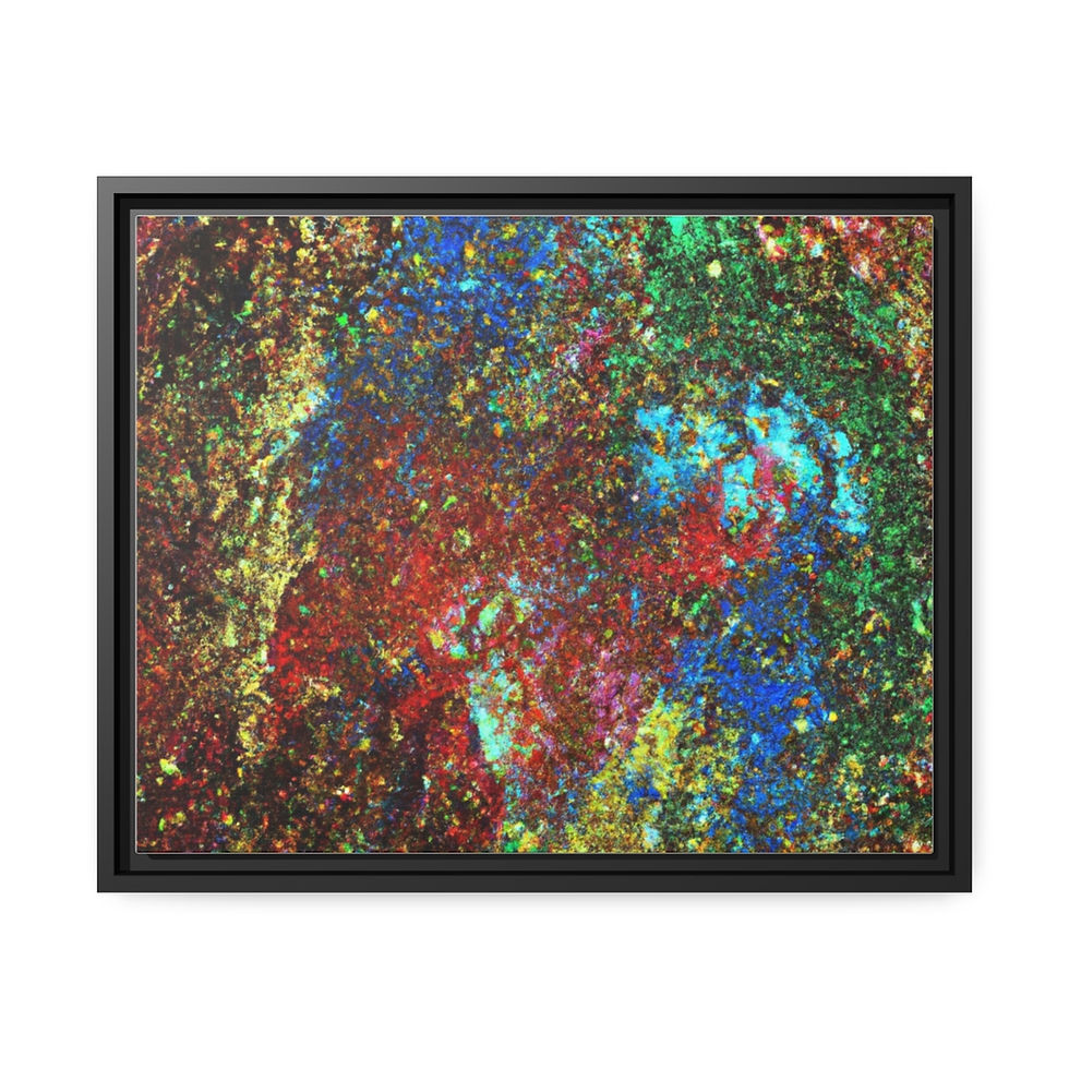 Thumbnail: Canvas Wall Art Print Black Frame | Roseson®