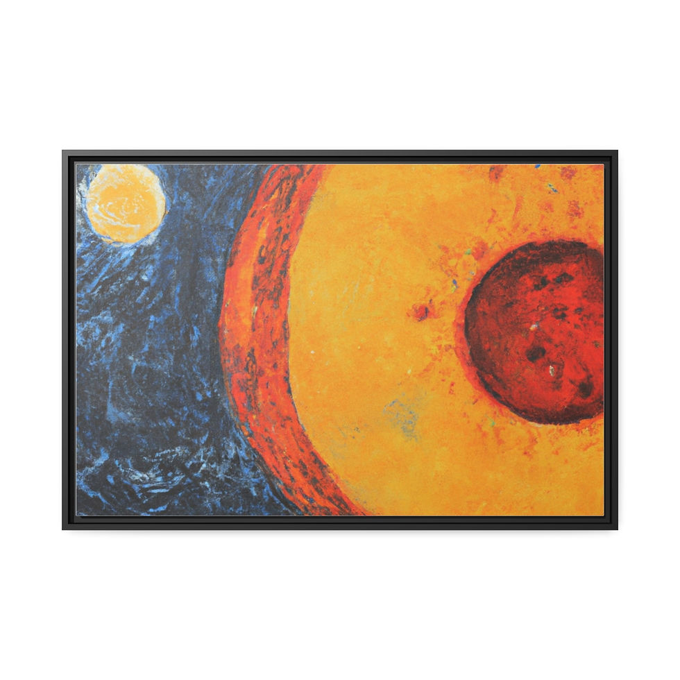 थंबनेल: Gallery Wall Canvas Print Black Frame | Roseson®