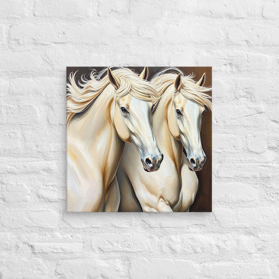 الصورة المصغرة: Arabian Horse Canvas Wall Art | Classic & Modern Equestrian Print | Roseson®