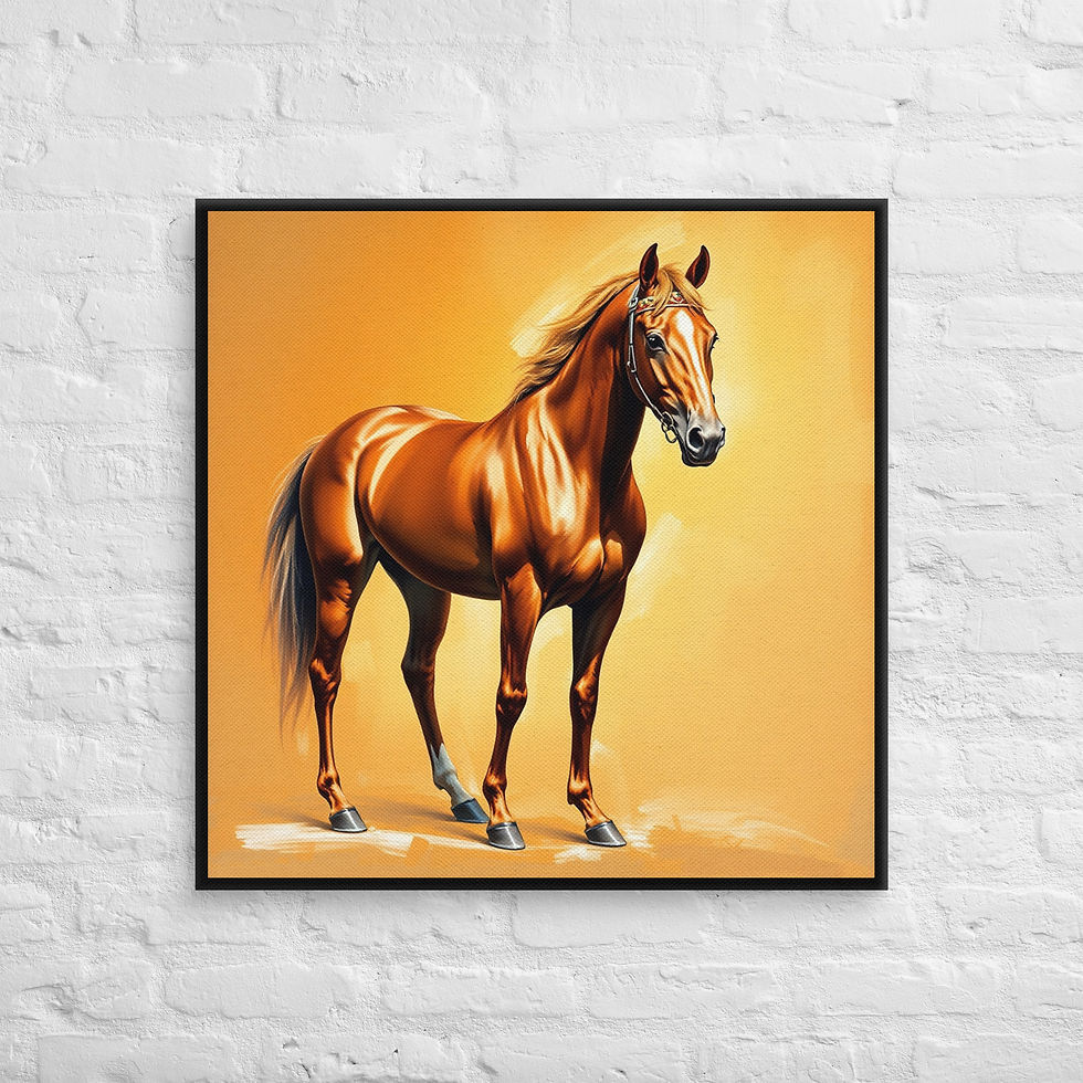Thumbnail: Arabian Horse Canvas Wall Art | Stunning Equestrian Print | Home Decor