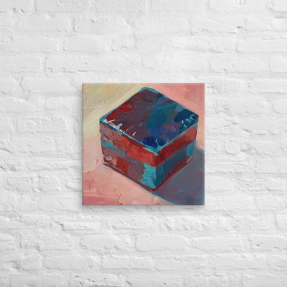 Thumbnail: Impressionist Abstract Canvas Wall Art | Fine Art Home Print | Roseson®