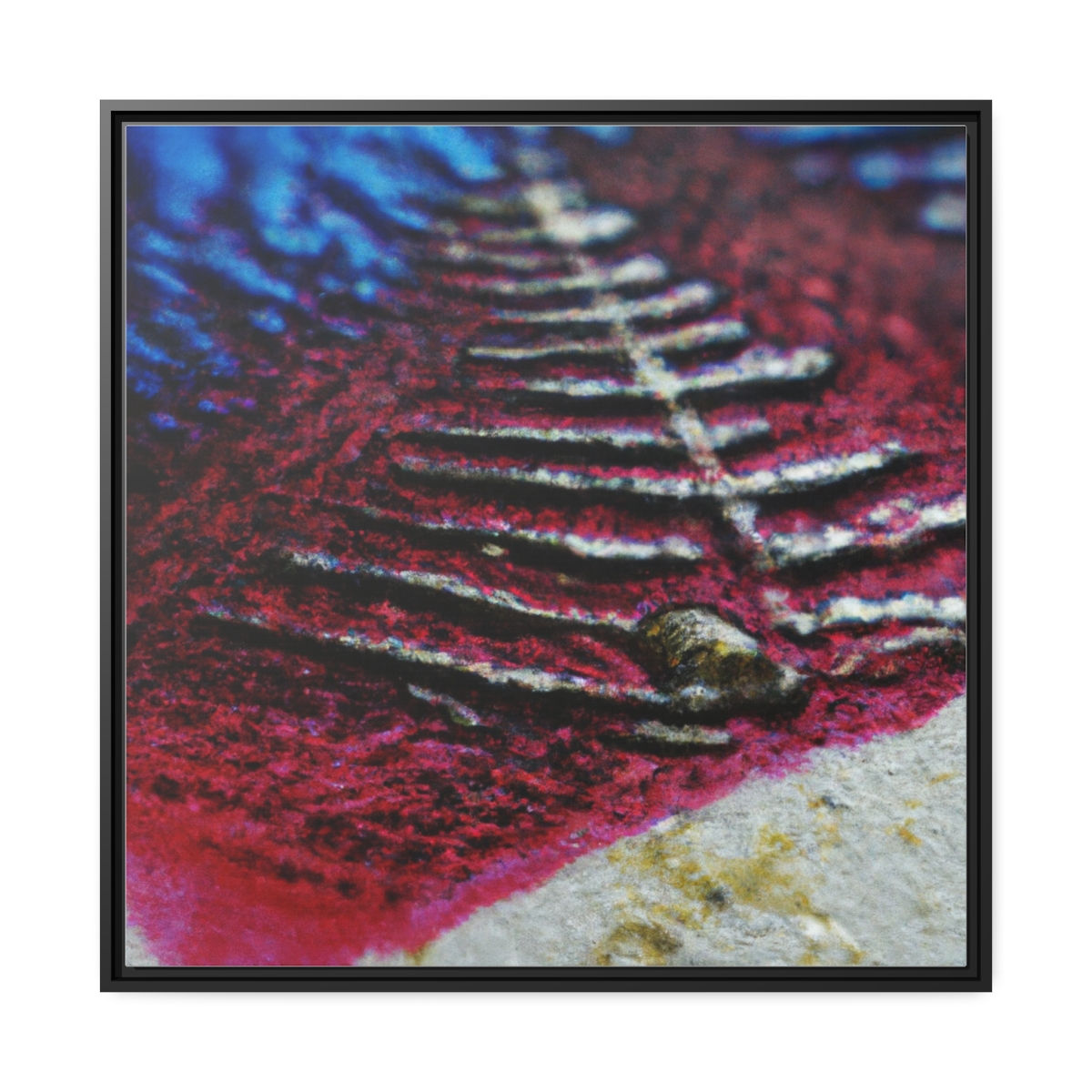 Motivational Wall Art Canvas Print Black Frame | Roseson®