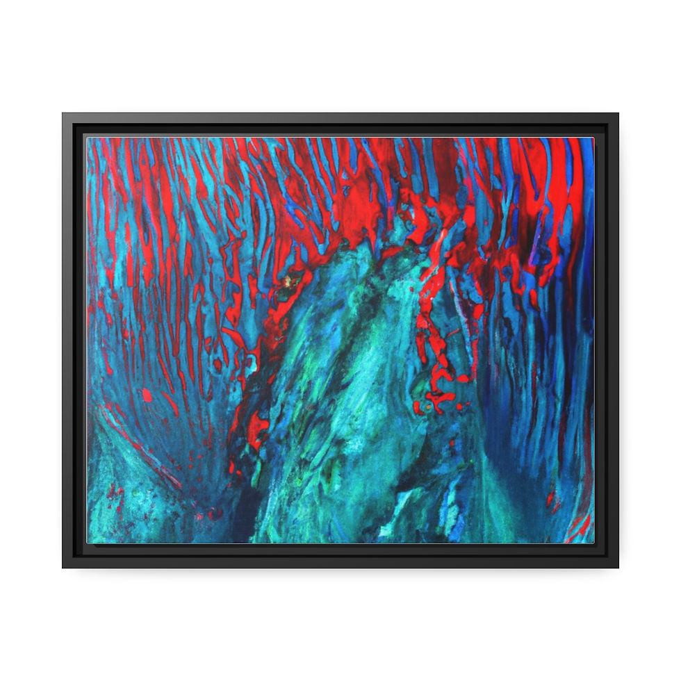 Miniature : Canvas Wall Art Print Black Frame | Roseson®