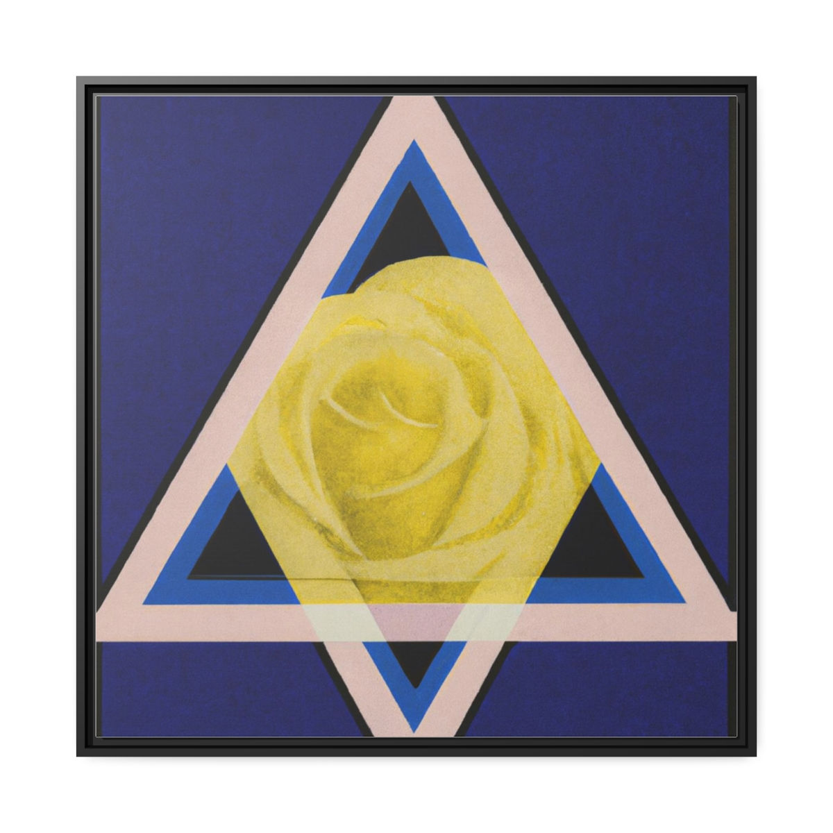 Masterpiece Gallery Wall Canvas Print Black Frame | Roseson®