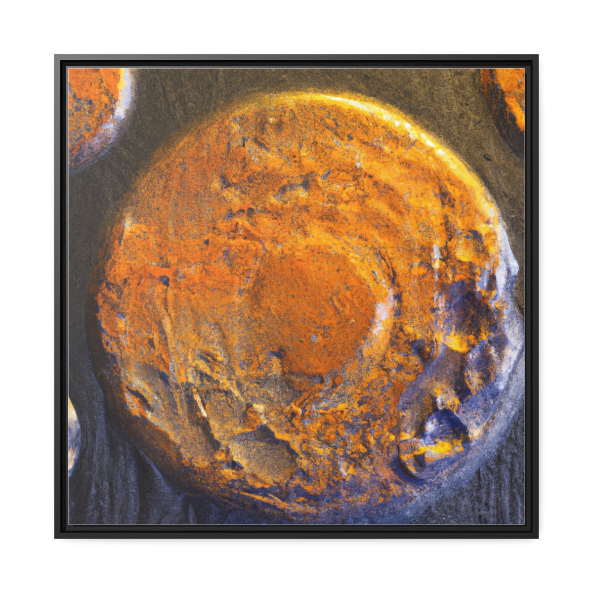 Aesthetic Wall Art Canvas Print Black Frame | Rosesonยฎ
