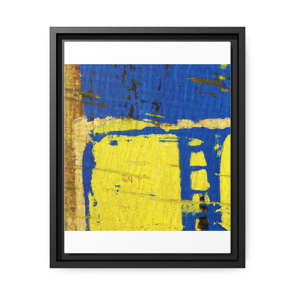 Miniature : Rosesun™ Matte Canvas, Black Frame