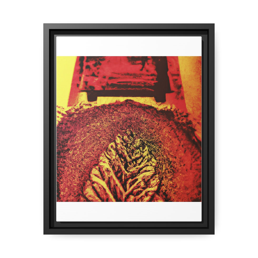 Thumbnail: Bedroom Wall Decor Canvas Print Black Frame | Roseson®