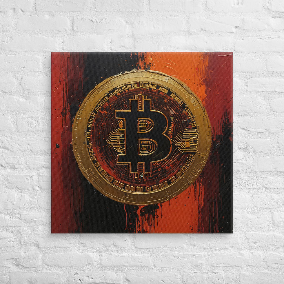 Thumbnail: Bitcoin Canvas Wall Art | Unique Crypto Prints for Enthusiasts