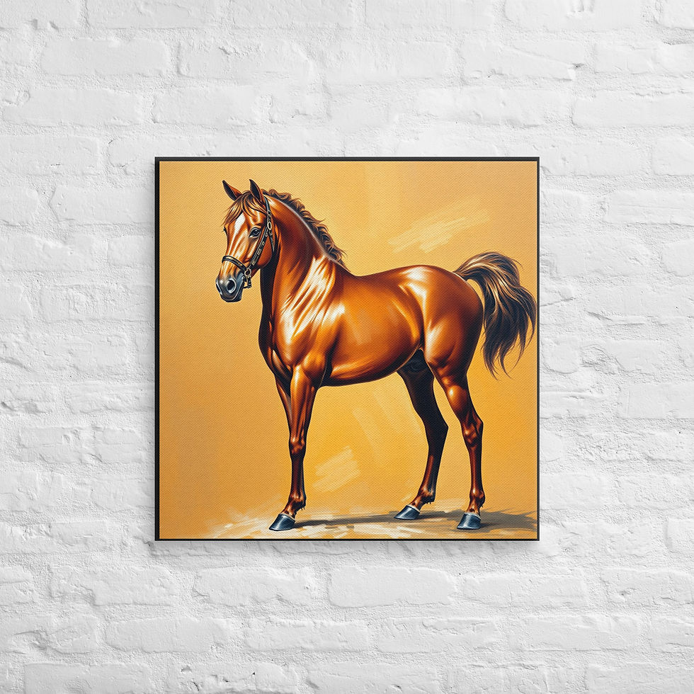 الصورة المصغرة: Arabian Horse Canvas Wall Art | Elegant Equestrian Print | Home & | Roseson®