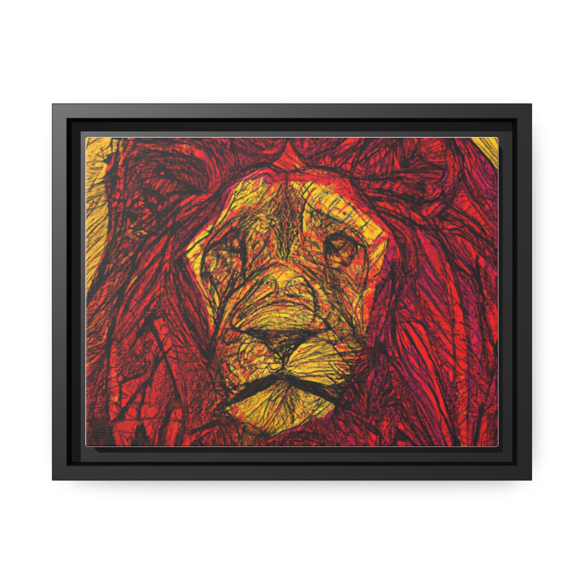 Rosesun™ Matte Canvas, Black Frame