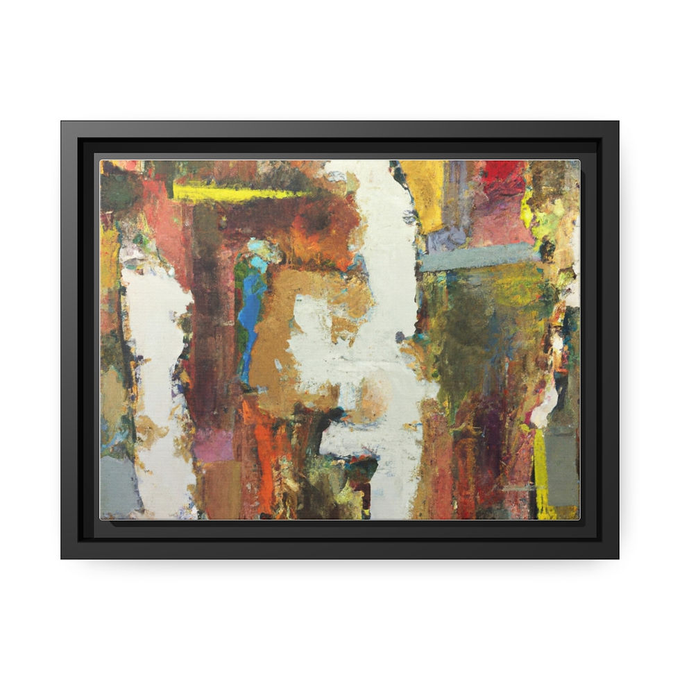 Rosesun® Canvas Painting Print, Black Frame