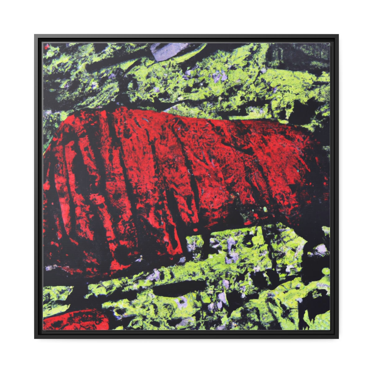 Aesthetic Gallery Wall Canvas Print Black Frame | Roseson®