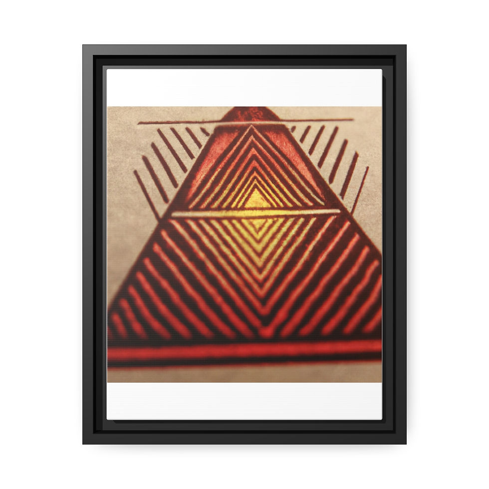 थंबनेल: Modern Wall Art Canvas Print Black Frame | Roseson®