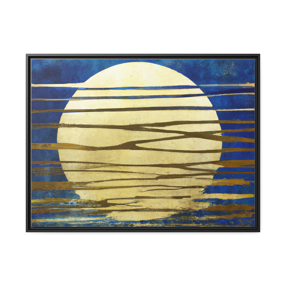 الصورة المصغرة: Lush Canvas Painting Print Black Frame | Roseson® Verdant Wall Art