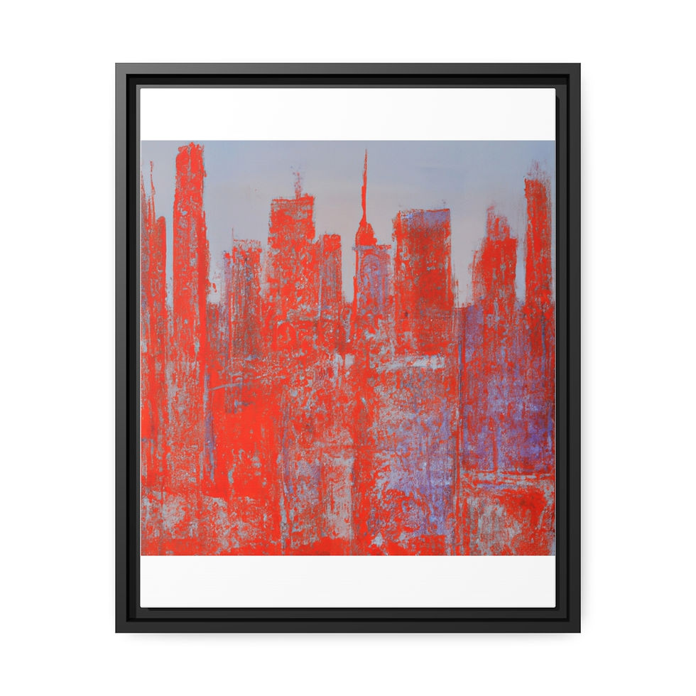 الصورة المصغرة: Retro Canvas Painting Print Black Frame | Roseson® Home Decor