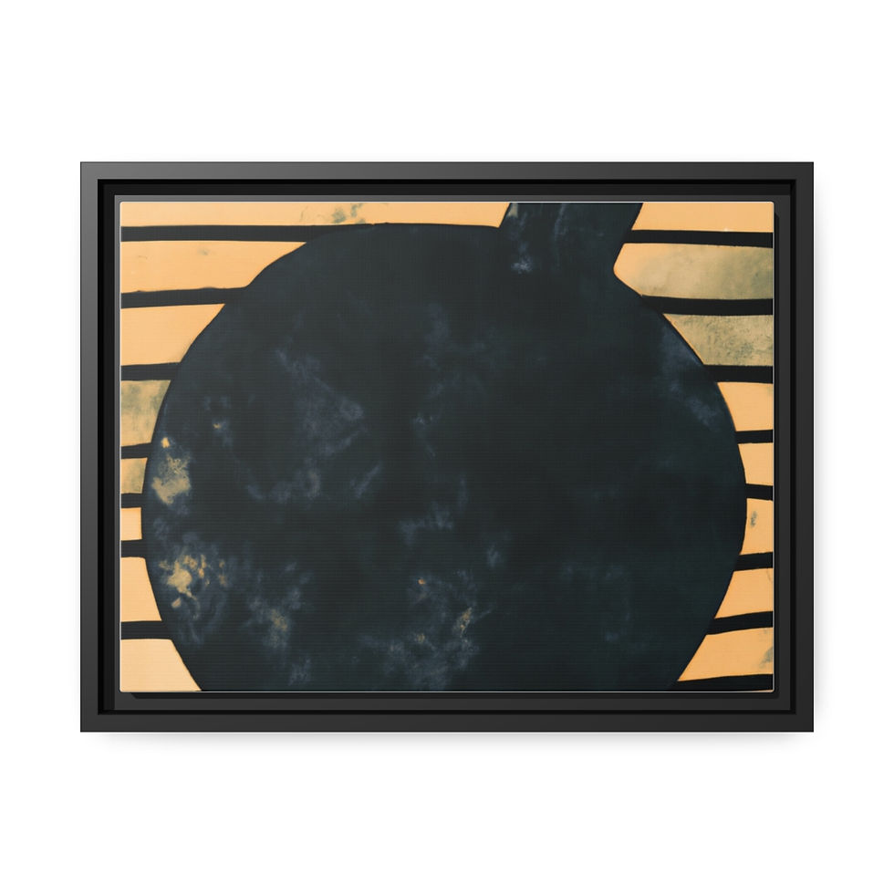 Thumbnail: Pop Art Canvas Painting Print Black Frame | Roseson® Vibrant Wall Decor